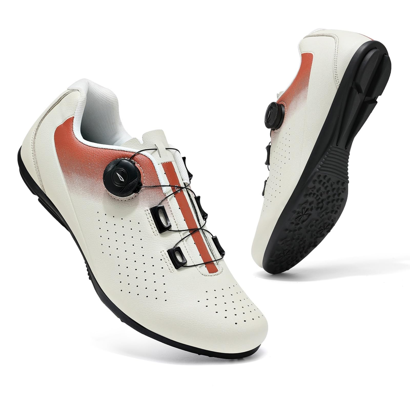 JiuQing Zapatillas Ciclismo Sin Bloqueo para Interiores Exteriores para Hombre Mujer con Pedal Plano Antideslizante Estilo Casual para Bicicleta De Carretera Y Montaña