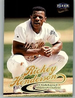 1999 Ultra #170 Rickey Henderson - Oakland Athletics