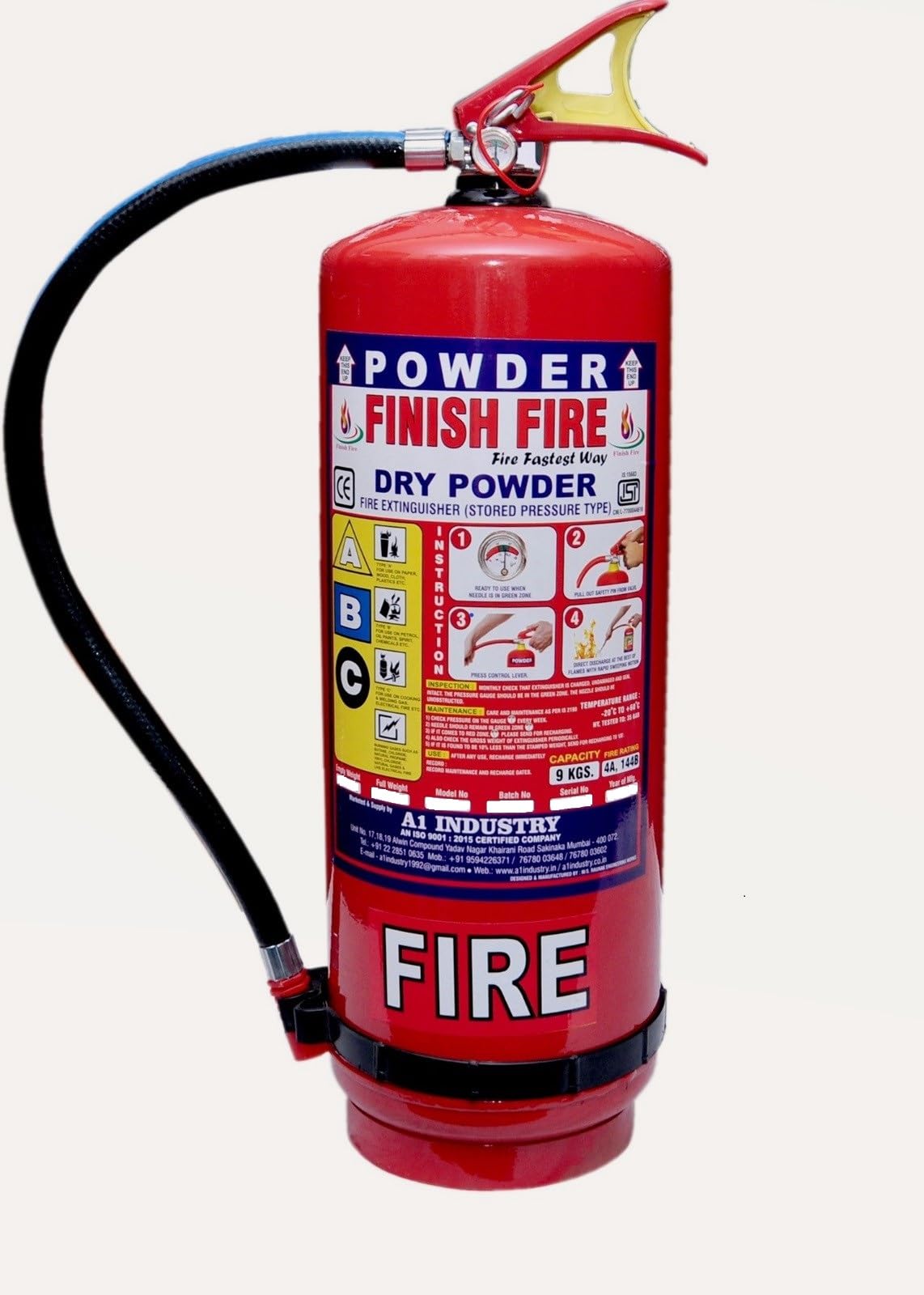 ABC Type Fire Extinguisher 9kg Use for Home/Kitchen/Office/Factory/Institute/Shop Quality and Economy Price 2kg Fire Extinguisher DITECT FIRE-image-25