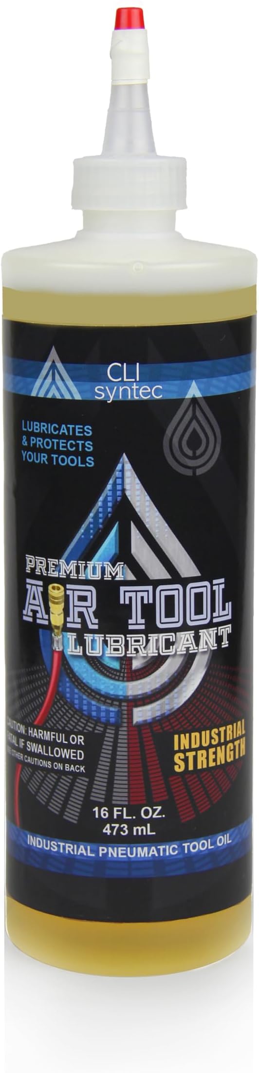 Premium Air Tool Lubricant - 16 FL. OZ. Industrial Pneumatic Tool Oil