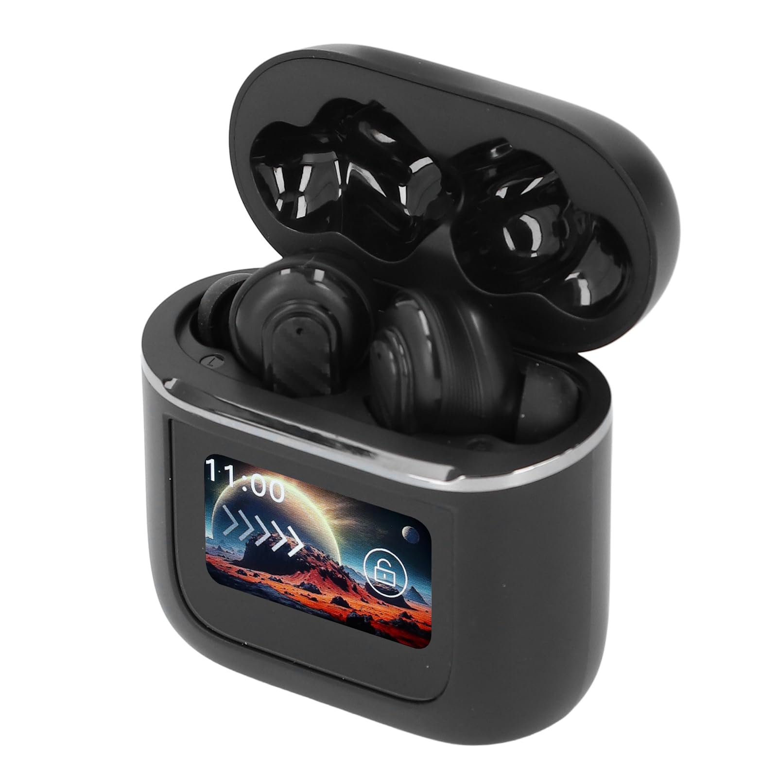Auricolari Bluetooth HiFi Wireless con riduzione del rumore per corsa, sport e gioco, 2 unità (nero)