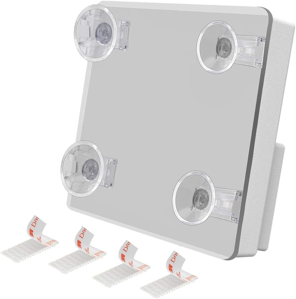 YiePhiot EZ Pass Holder, IZoom, IPass Tag Transponder Holder Toll Pass Windshield Mount Suction Cup Holder (4 Mounting Strips Included)