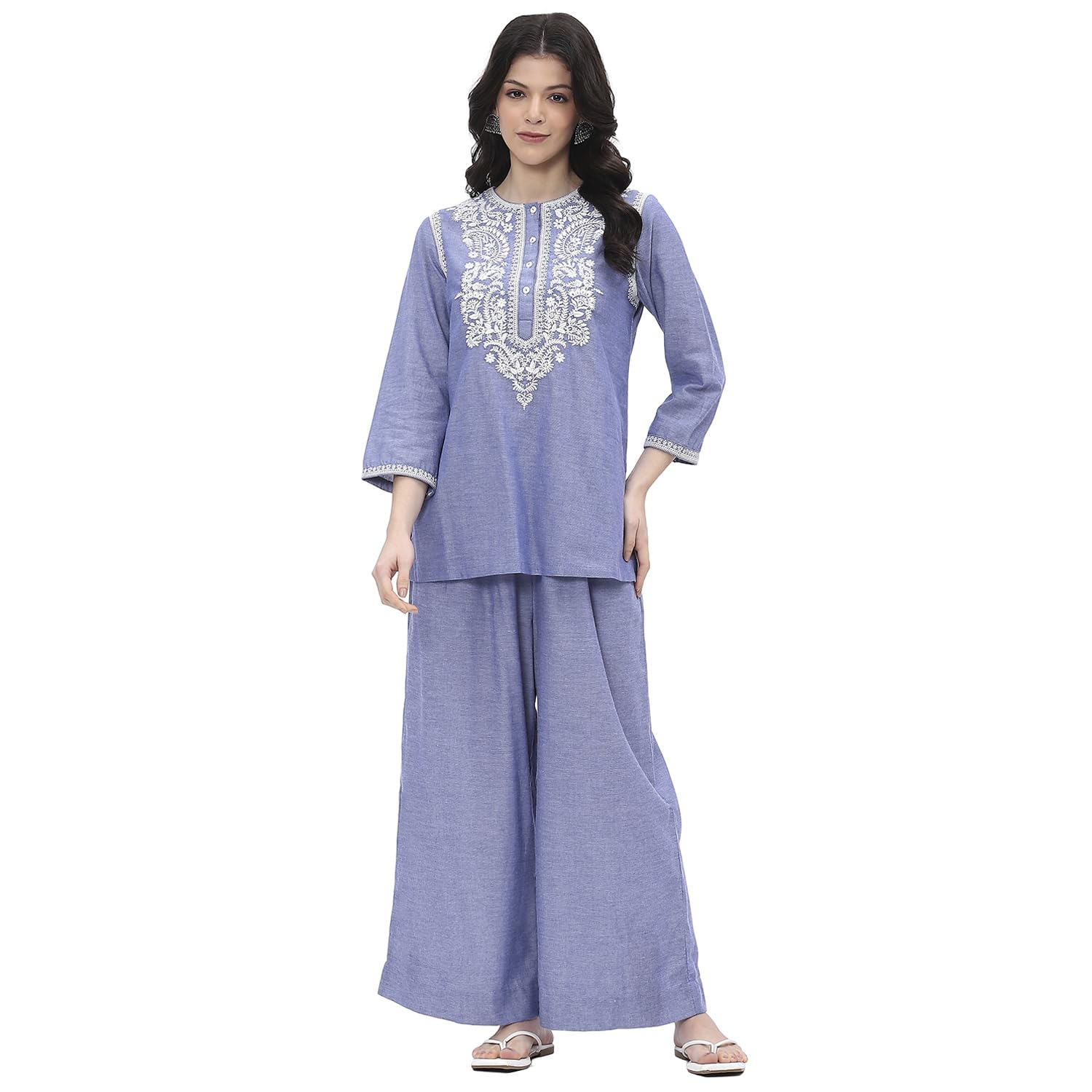 BIBA Women Cotton Straight Dyed Suit Set - Review, Price and Buying Guide