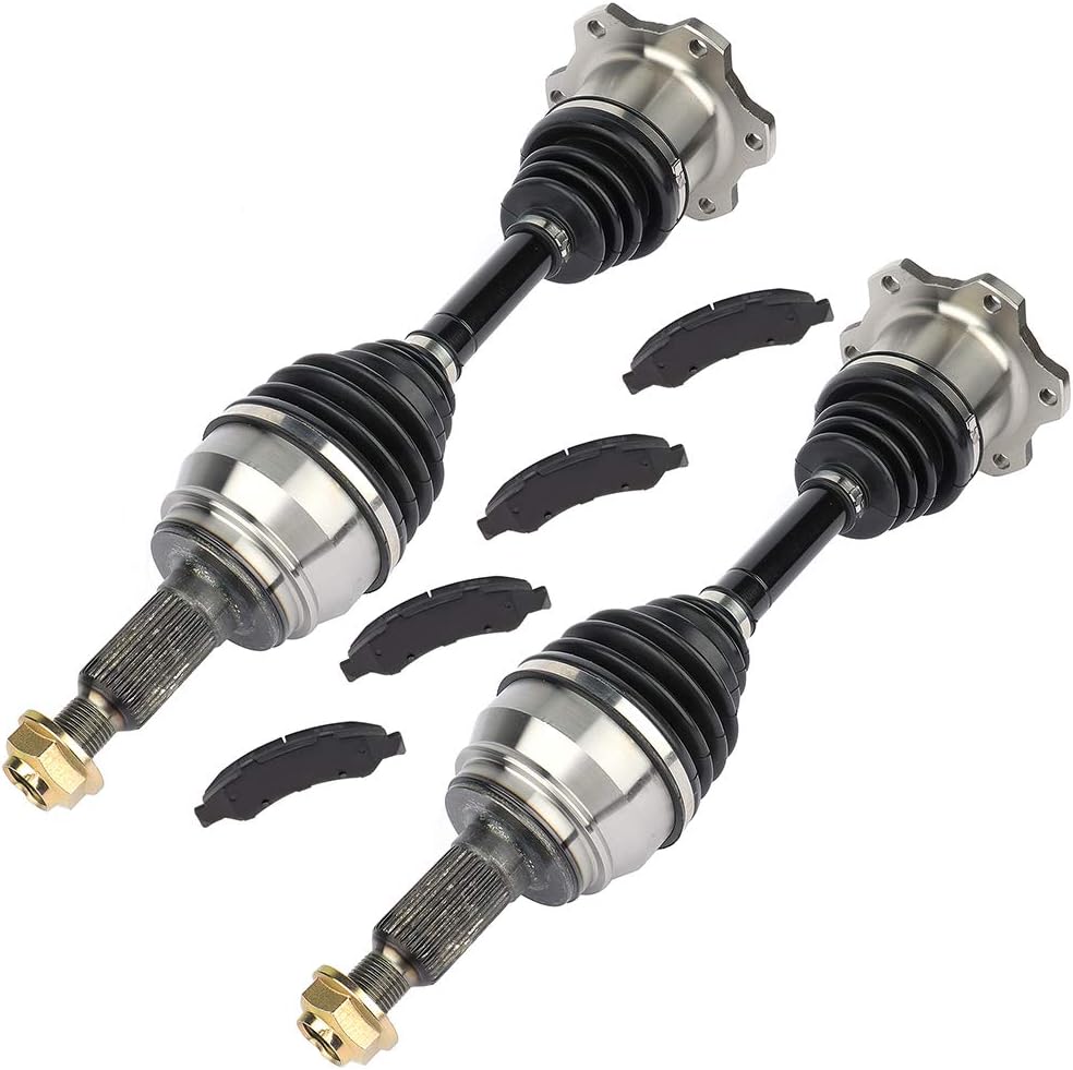 ECCPP/CV Axle Shaft Assembly fit for Chevrolet Silverado 1500 for Chevrolet Silverado 1500 Classic for GMC Sierra 1500 for GMC Sierra 1500 Classic Front Left Right 60-3316 8-8669 D1092-7997 2PCS