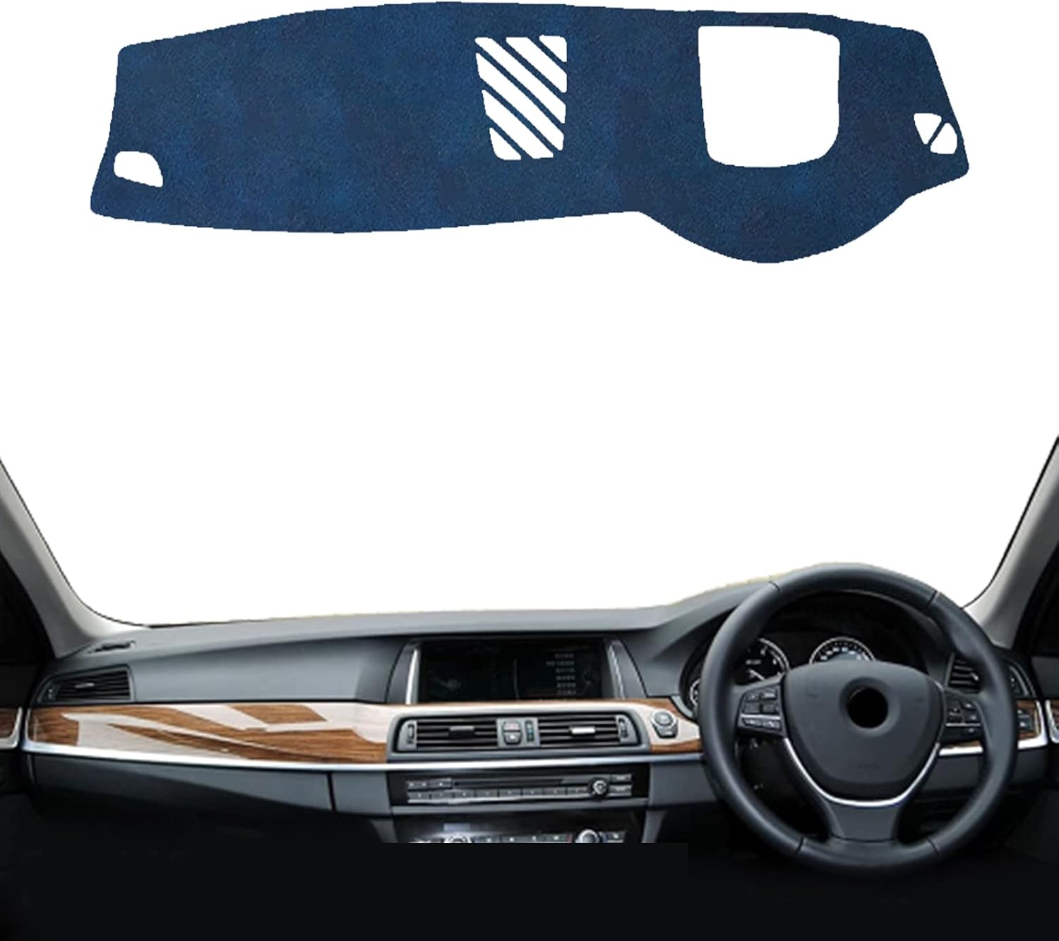 ダッシュボードマットbmw 5シリーズ F10 F11 F07 10年3月 17年6月 523i 523d 535i 550i 528iに適合 車内のダッシュボード用の抗紫外線パッド 日焼け防止 保護マット レザー素材