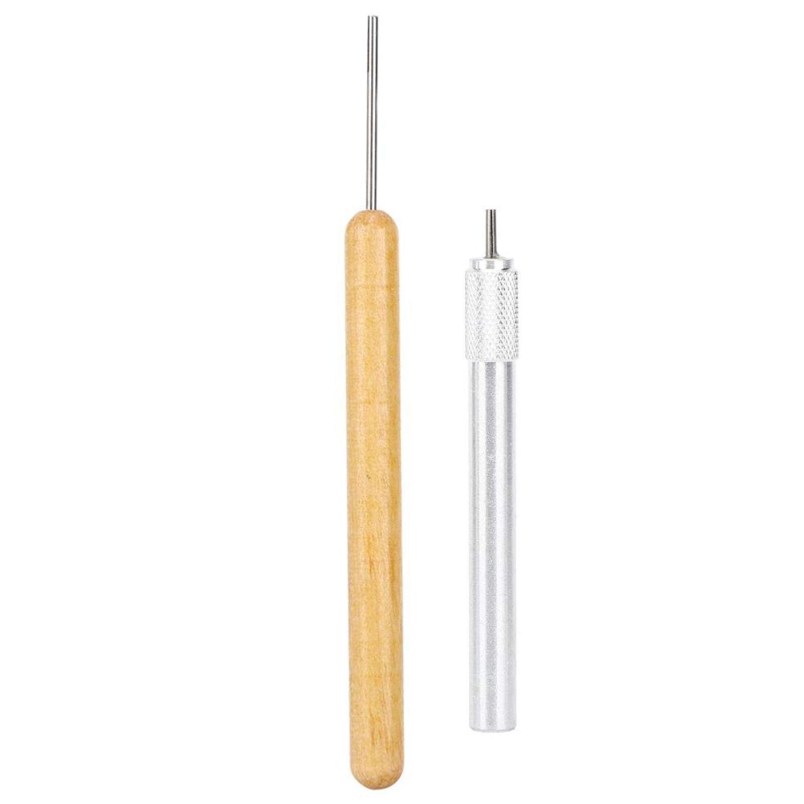 Ymiko 2Pcs Slotted Tool Stainless Steel DIY Hand-Made Craft Paper Quilling Accessories for Art Craft DIY Paper Cardmaking Project DIY Slotted Tools Quilling Paper Tool