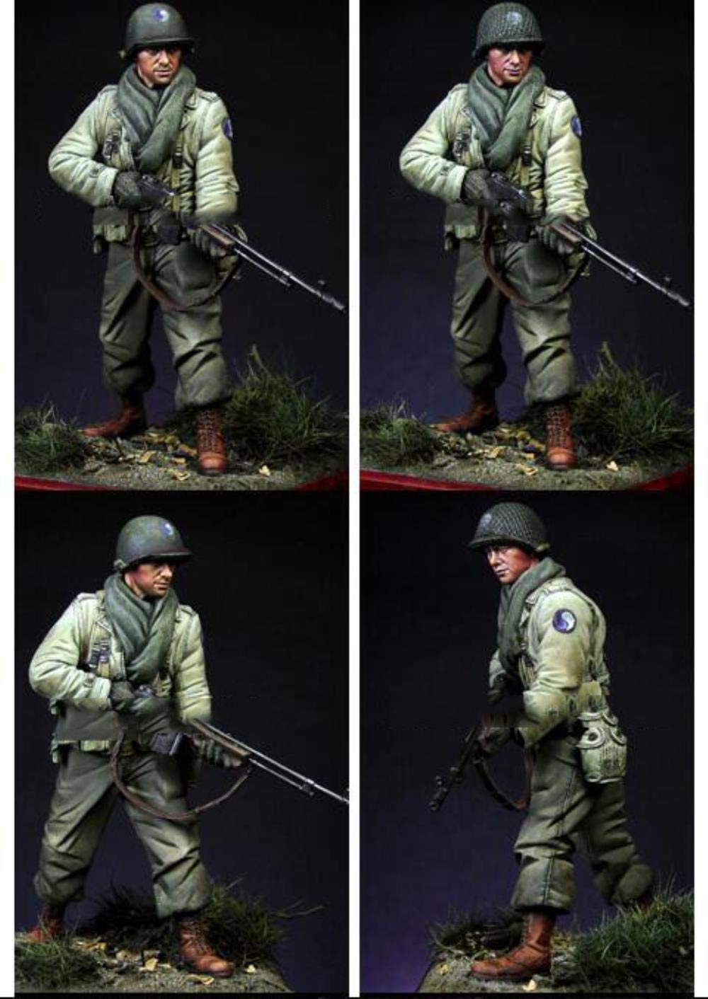 Maquette résine soldat 120mm miniature historique 1/16 figurine à peindre
