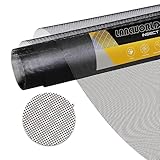 LANDWORLD 36''X100''DIY Custom Window Screen Mesh Replacement Repair Kit,Thickened Durable Fiberglass Screen Mesh for Window Screen, Sliding Screen,Doors and Patio Porch Screen