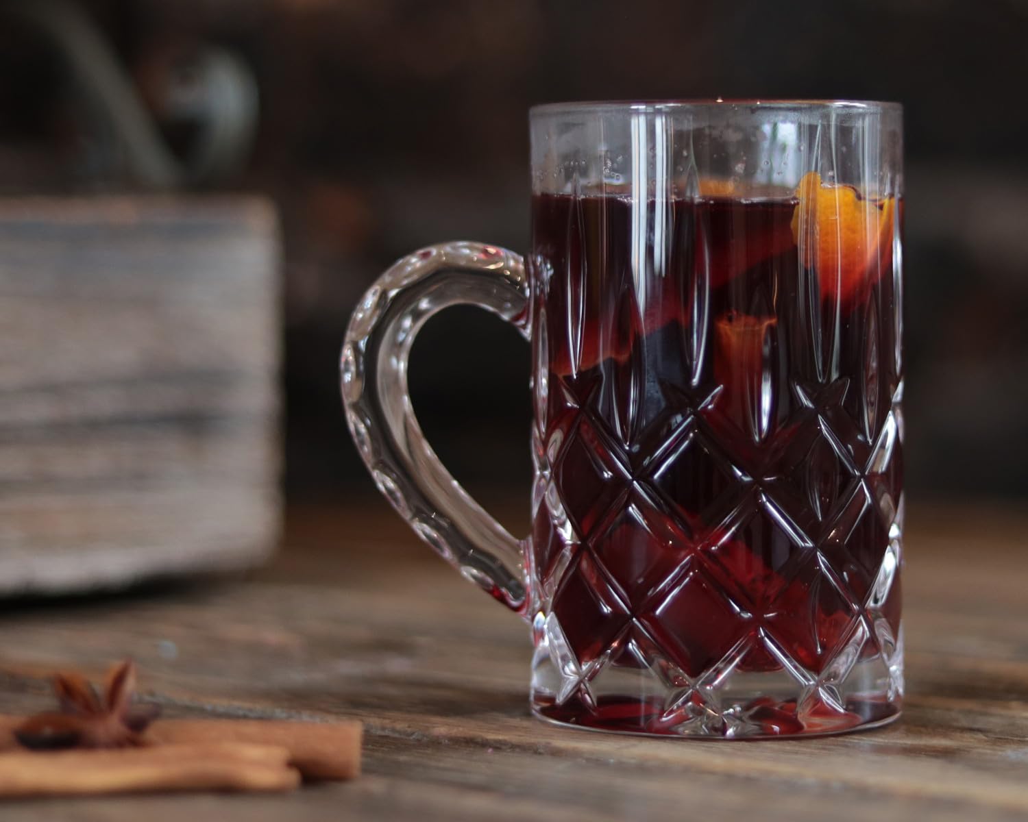 Nachtmann Szklanki do herbaty kubki do kawy Glögg/grzane wino szklanki do gorących napojów zestaw 4 szt [Zestaw]
