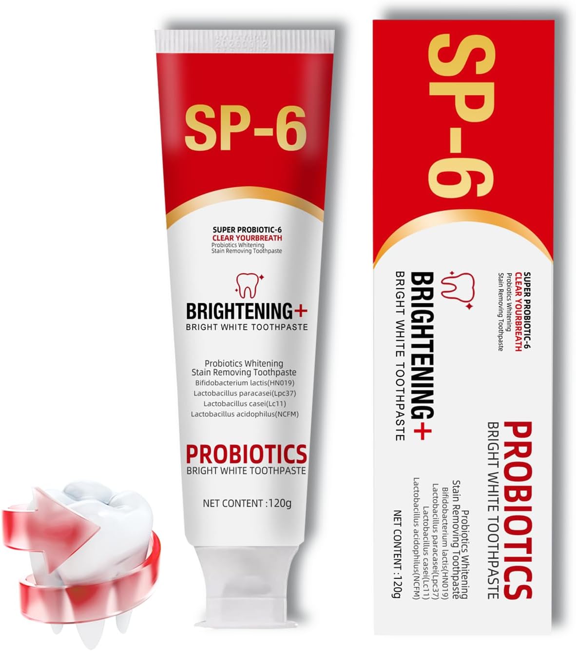 Amazon.com: AUTUMEGE MS DRWIKEY Probiotics Bright White Toothpaste, Sp ...