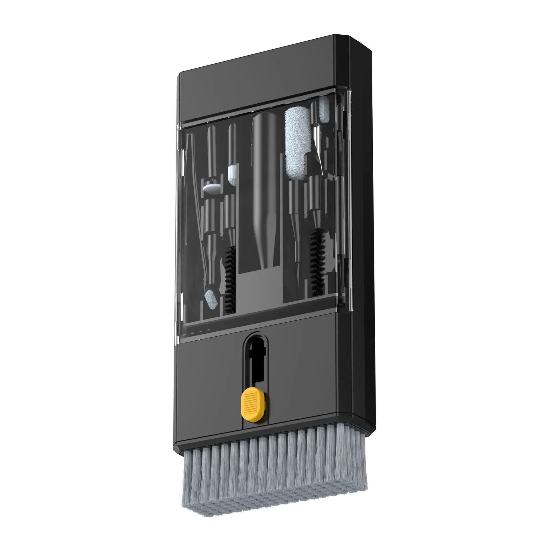 Kit di pulizia di precisione 22 in 1, strumenti professionali per la pulizia di dispositivi elettronici per telefono, cuffie AirPods, tastiere, fotocamere, laptop e altro (nero)