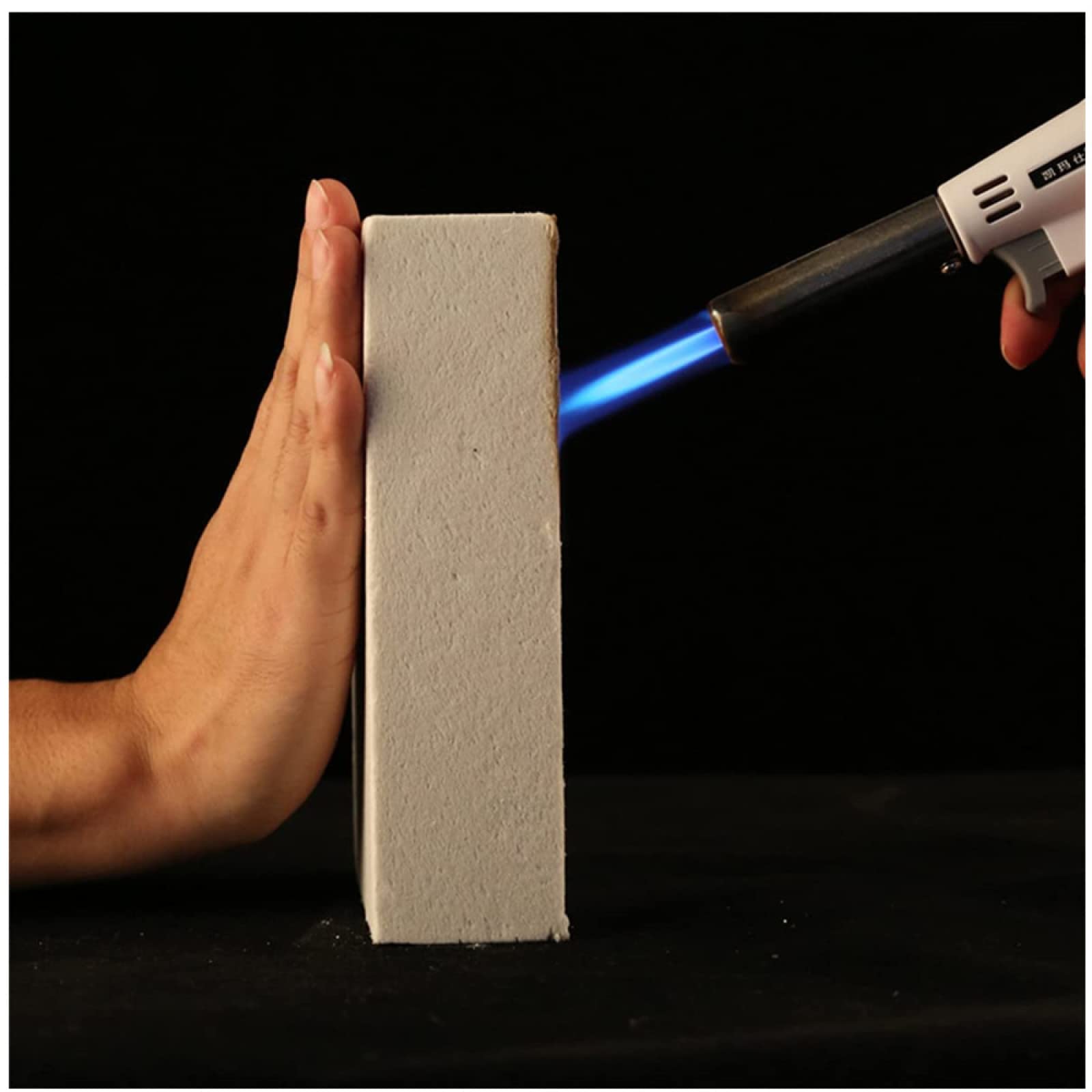 Panneau de fibres de céramique, bonne stabilité thermique, faible conductivité thermique, panneau de fibres de silice d'aluminium, 600 mm de long, 500 mm de large, épais (30 mm)