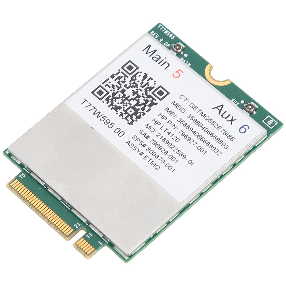 4G Module, T77W595 4G Module Network Card FDD LTE 150Mbps NGFF Interface for HP EliteBook 840 G3 Notebook PC-image-44
