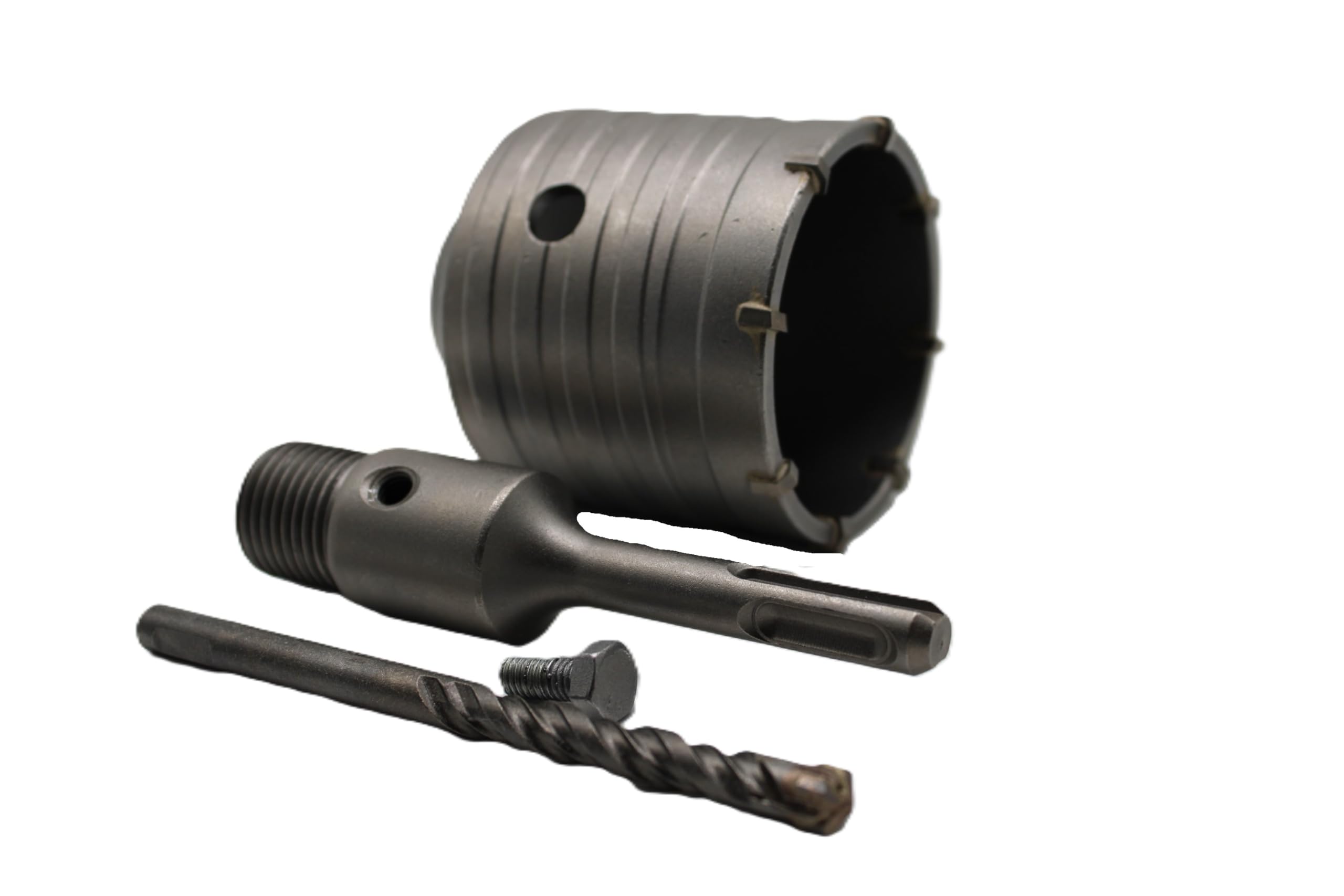 68mm Bohrkrone SDS Plus- verstärkte Bauart - Hammerschlagfest - 4 Schneiden Zentrierbohrer - Dosenbohrer - Bohrkrone Steckdose für Mauerwerk und Beton