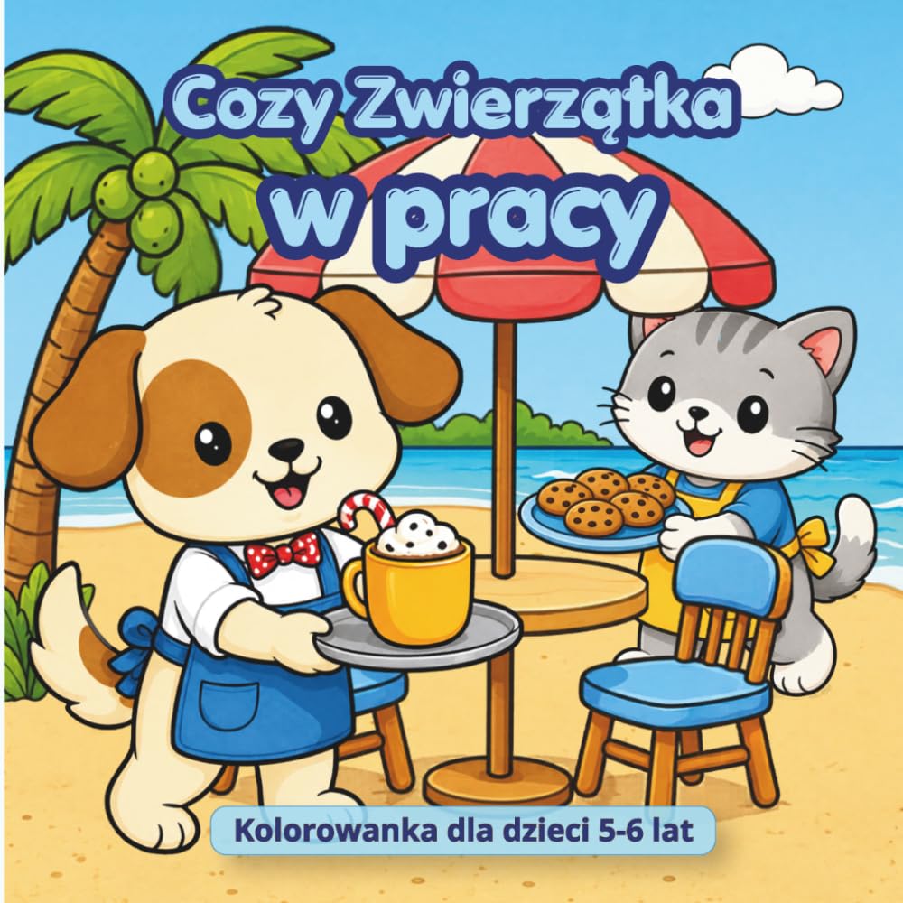 Cozy Zwierzątka w pracy: Kolorowanka dla dzieci