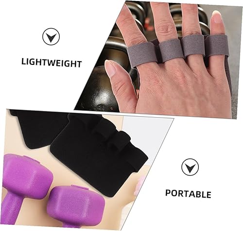 Miniatura 3 de NOLITOY 2 Pairs Non-Slip Weightlifting Gloves with Breathable Palm Pads for Men Women Pull Up Hand Grips for Gym Biking Hiking Skateboarding Workout