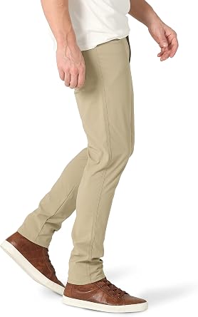 Lee Mens Extreme Motion 5 Pocket Synthetic Slim Fit PantPants