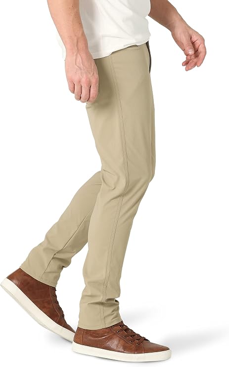 Lee Mens Extreme Motion 5 Pocket Synthetic Slim Fit PantPants