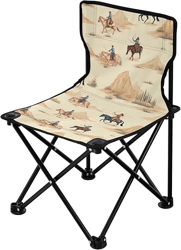 Miniatura 4 de Al aire libre plegable americano salvaje oeste desierto vaquero camping sillas para adultos silla de camping portátil silla de césped ligero 202a5082