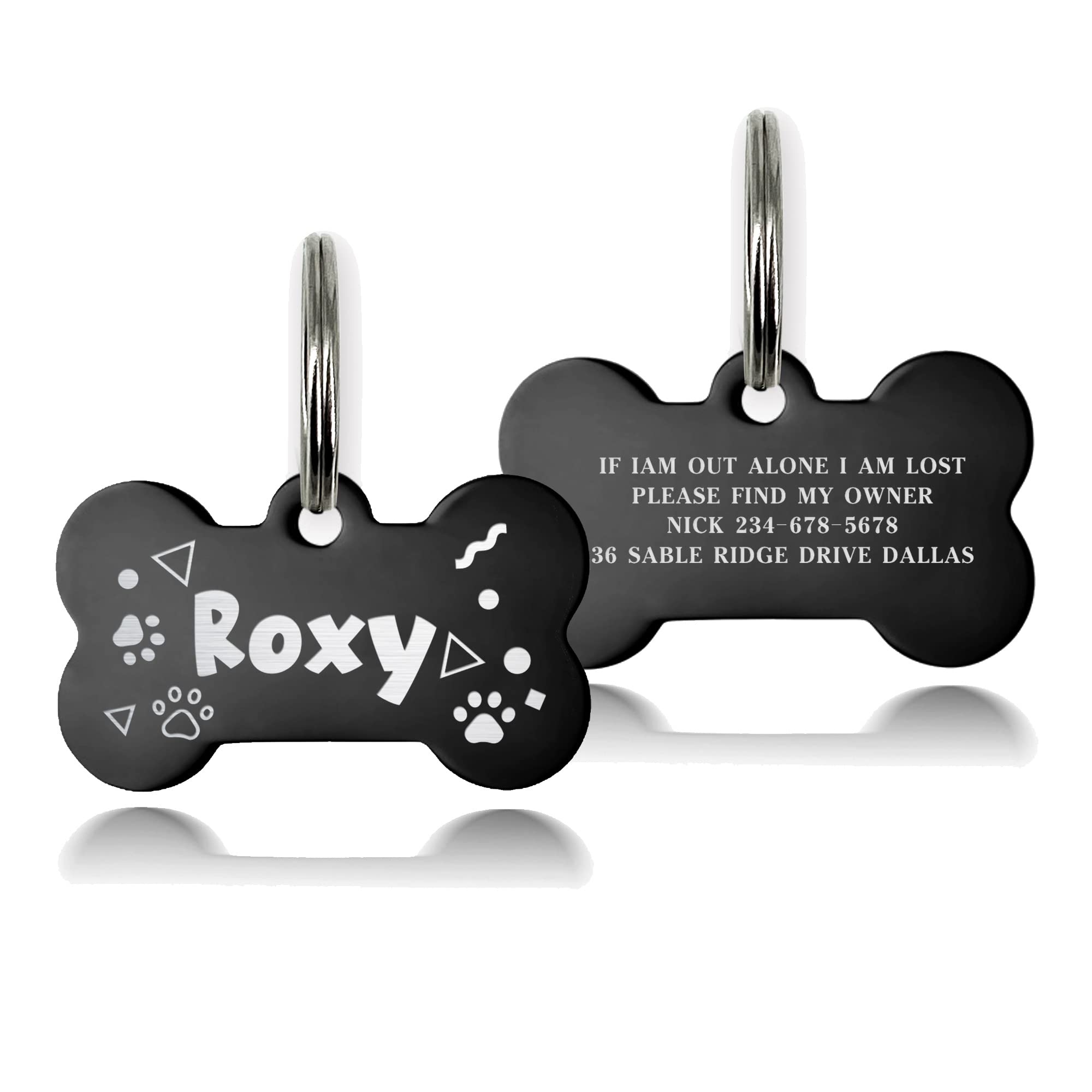 S 21 Ultra Etiquetas De Perro Grabadas Personalizadas, De Acero