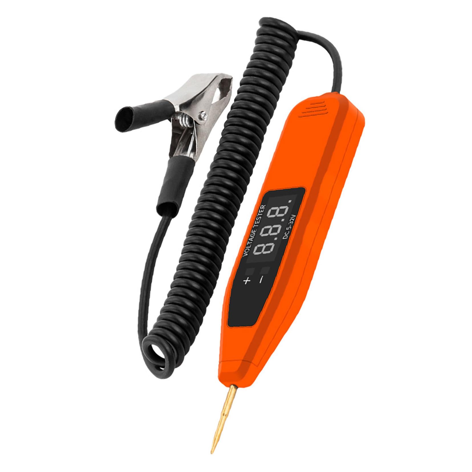 POPETPOP Tester per Fusibili Auto Digitale 5-32v Display, Design Portatile Compatto in Abs, Sonda per Circuito Elettrico per Manutenzione Automotive