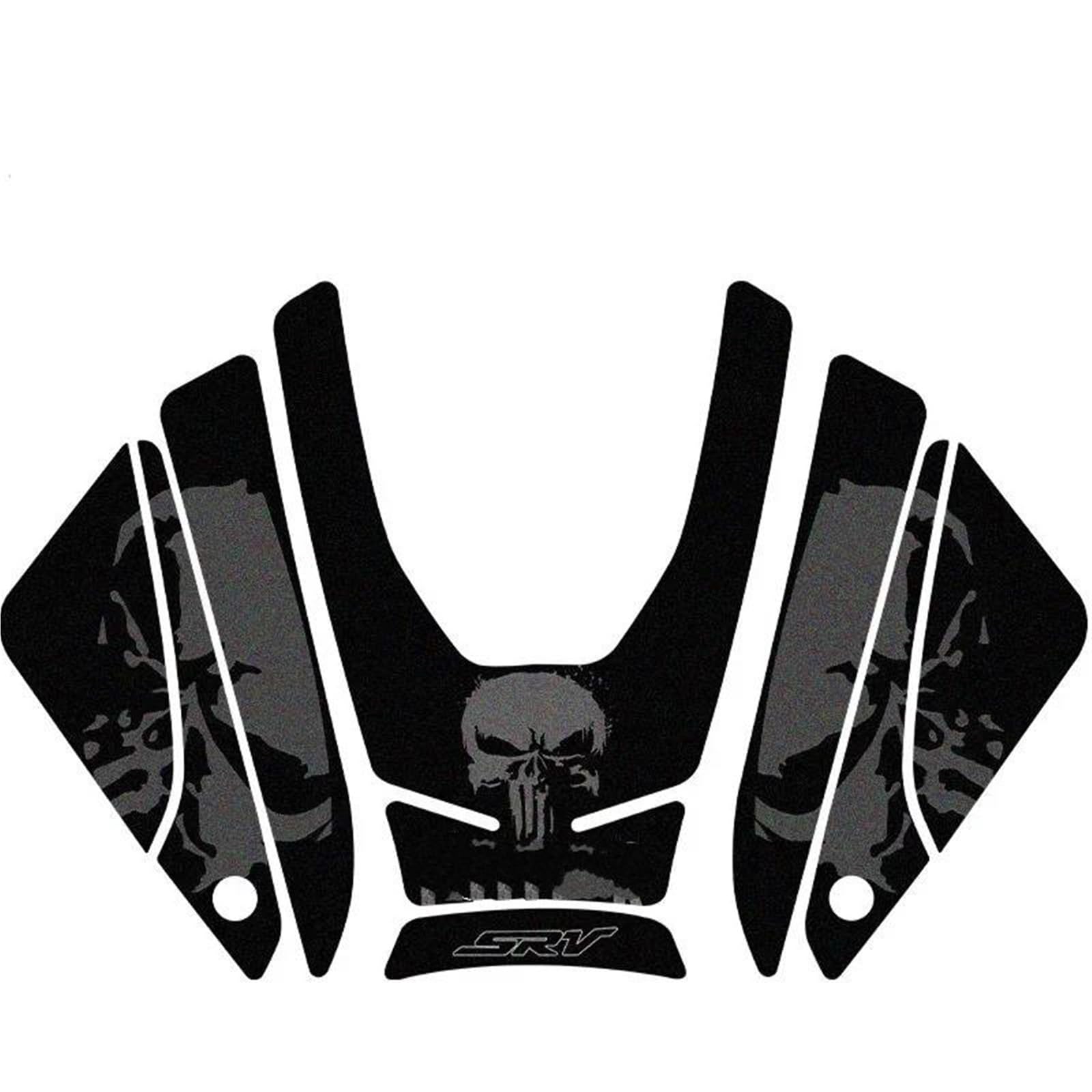 Motorcycle Accessories Tank Pad Gas Fuel Sticker Decal Protector for QJMOTOR SRV600 Tank Sticker(Color3)