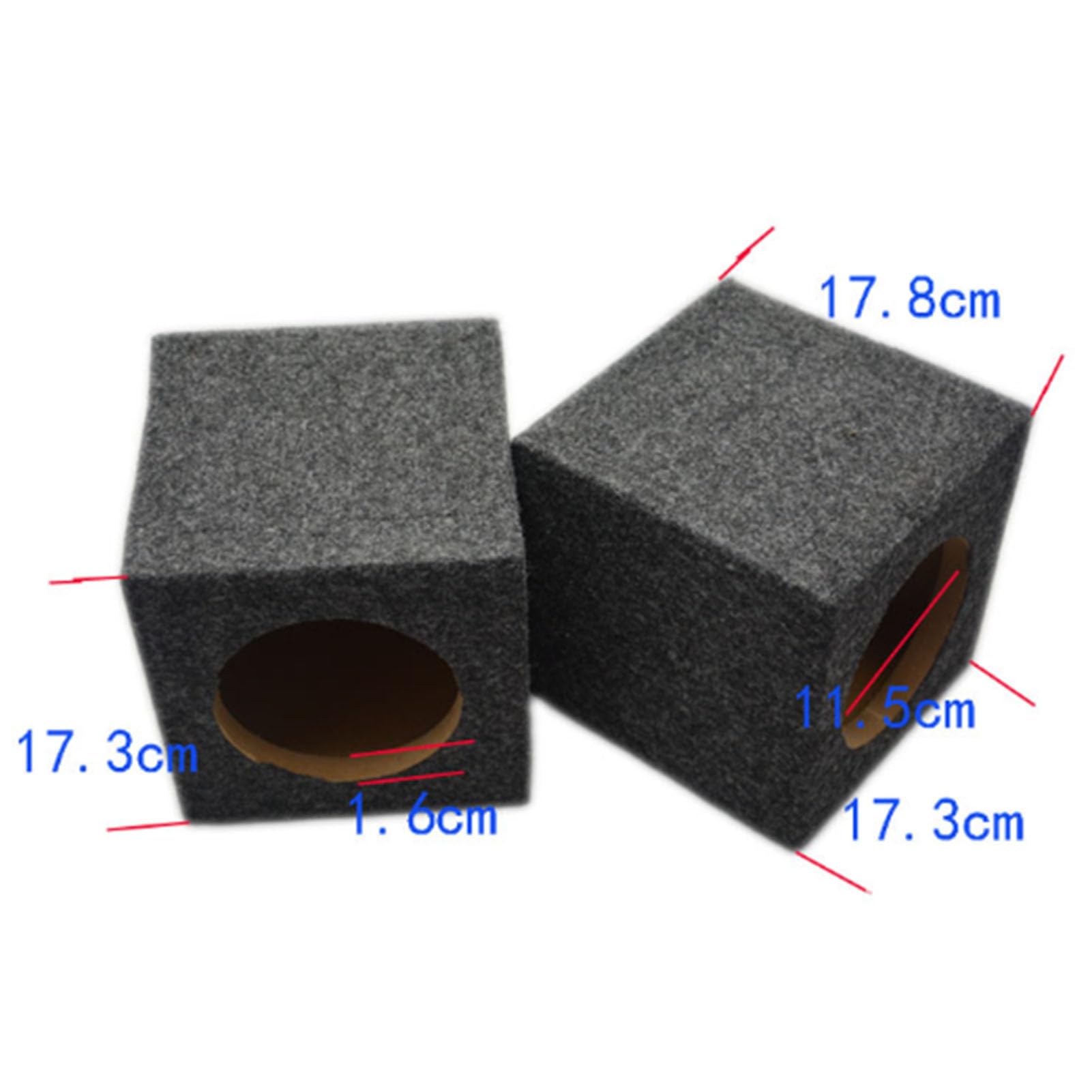 Fafeicy Scatola Subwoofer Singola, Custodia per Altoparlante per Auto da