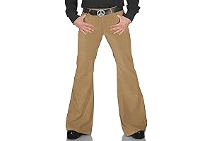 Men's Retro Bell Bottom Jeans