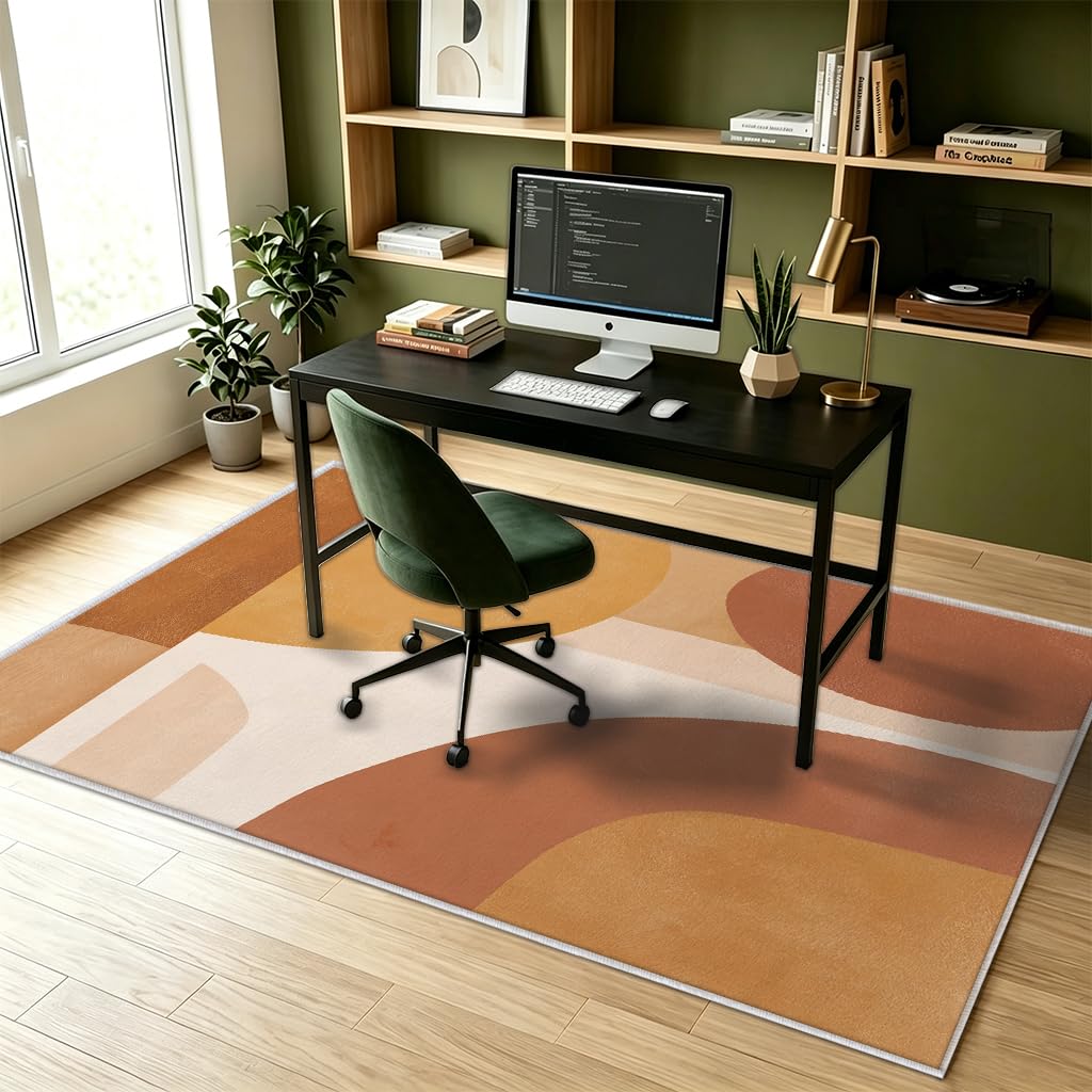 Teppich Mid Century Wohnzimmer Groß 200 x 300 cm