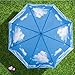 SY COMPACT Travel Umbrella Windproof Automatic LightWeight Unbreakable Umbrellas-factory outlet umbrella (Blue)