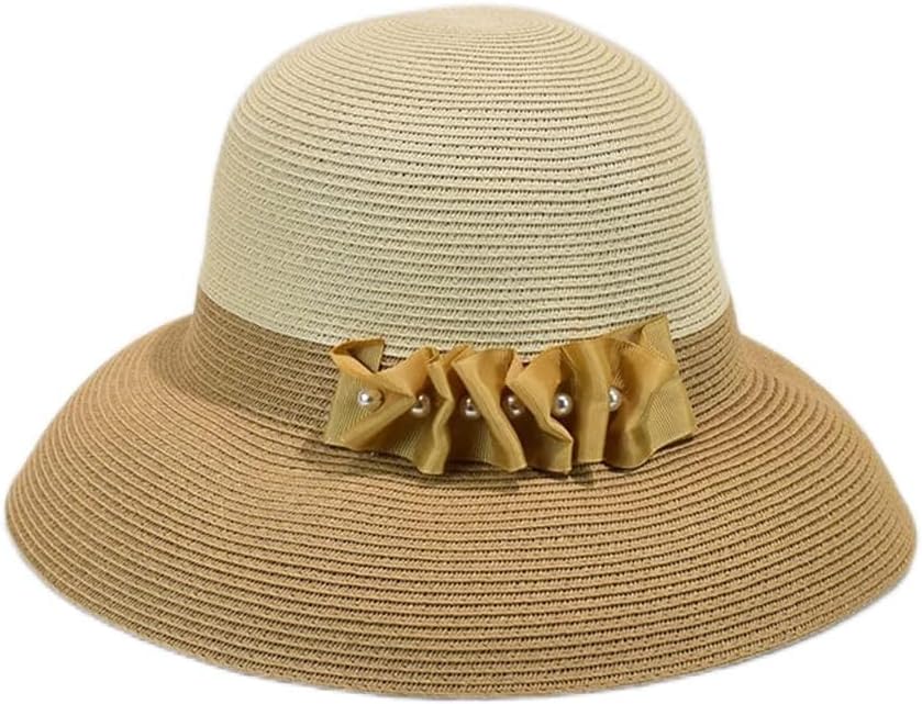 Collision Colour Hat Sun Ladies Wide Brim Protection Face Cover Beach