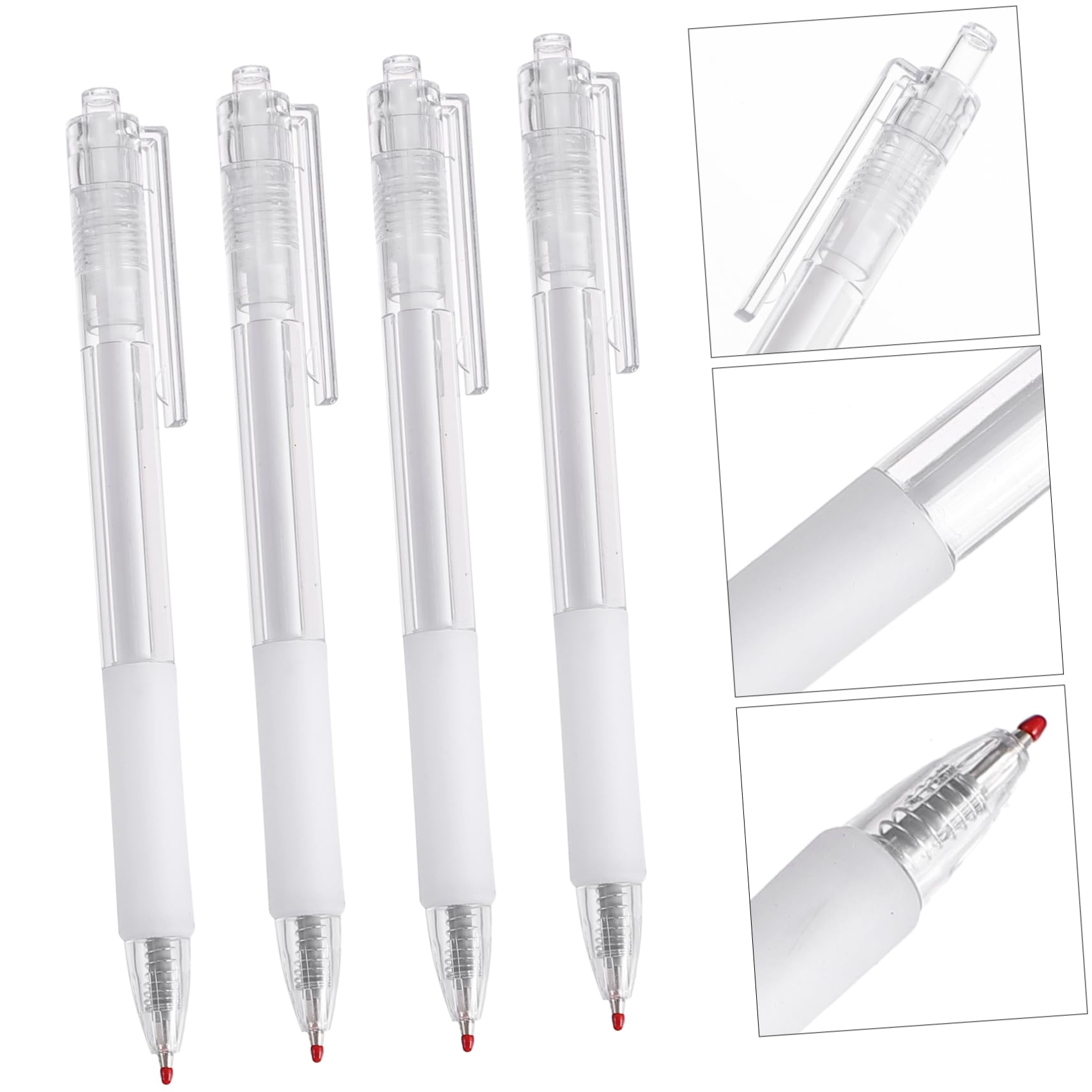 Housoutil 3 Series Bolígrafos De Gel Retráctiles Con Cuerpo Transparente De Unidades Oficina Y Escuela Escritura 12 Piezas X 3