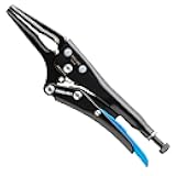 103-6 6” Combination Long Nose Locking Pliers, Epoxy Resin Coating, Forged Steel, Long Nose for Maximum Clearance in Confirmed Work Environments