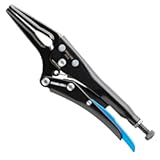 103-6 6” Combination Long Nose Locking Pliers&comma; Epoxy Resin Coating&comma; Forged Steel&comma; Long Nose for Maximum Clearance in Confirmed Work Environments