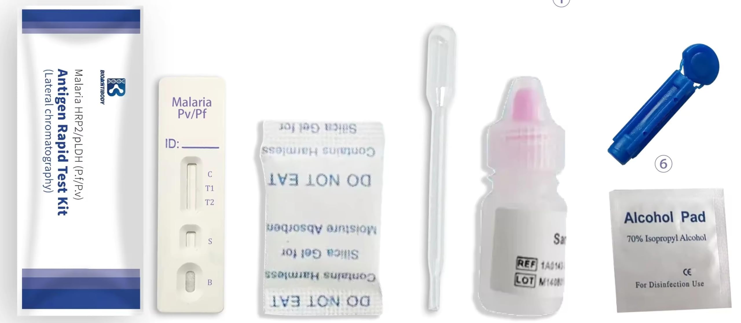 Malaria HRP2-pLDH (P.f-P.v) Antigen Rapid Test Kit