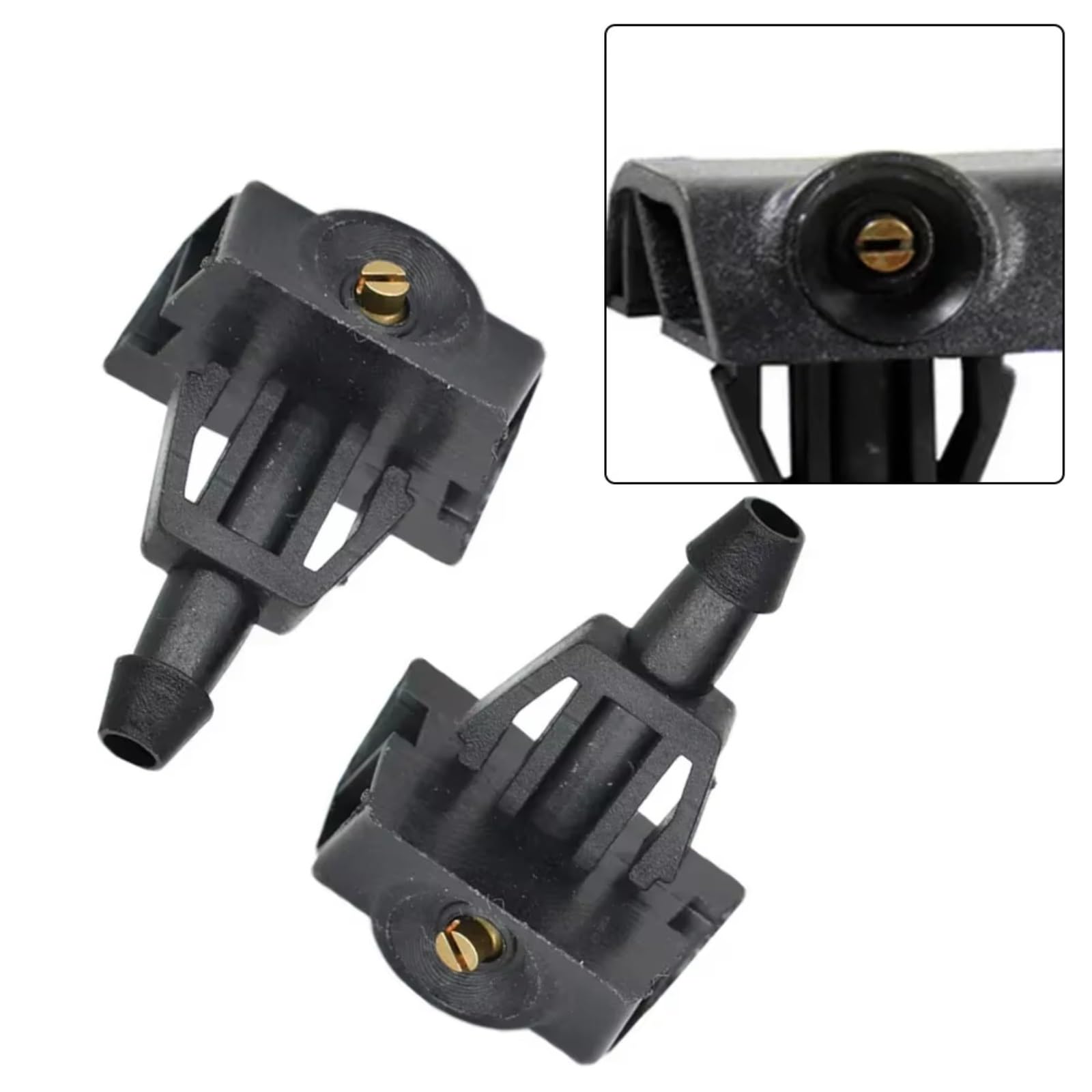 Compatibile Con Nissan Per Juke F15 2015 2016 2017 2018 OEM:28932BA61A 2 Pezzi Ugello Spruzzatore Tergicristallo Lavavetri Auto