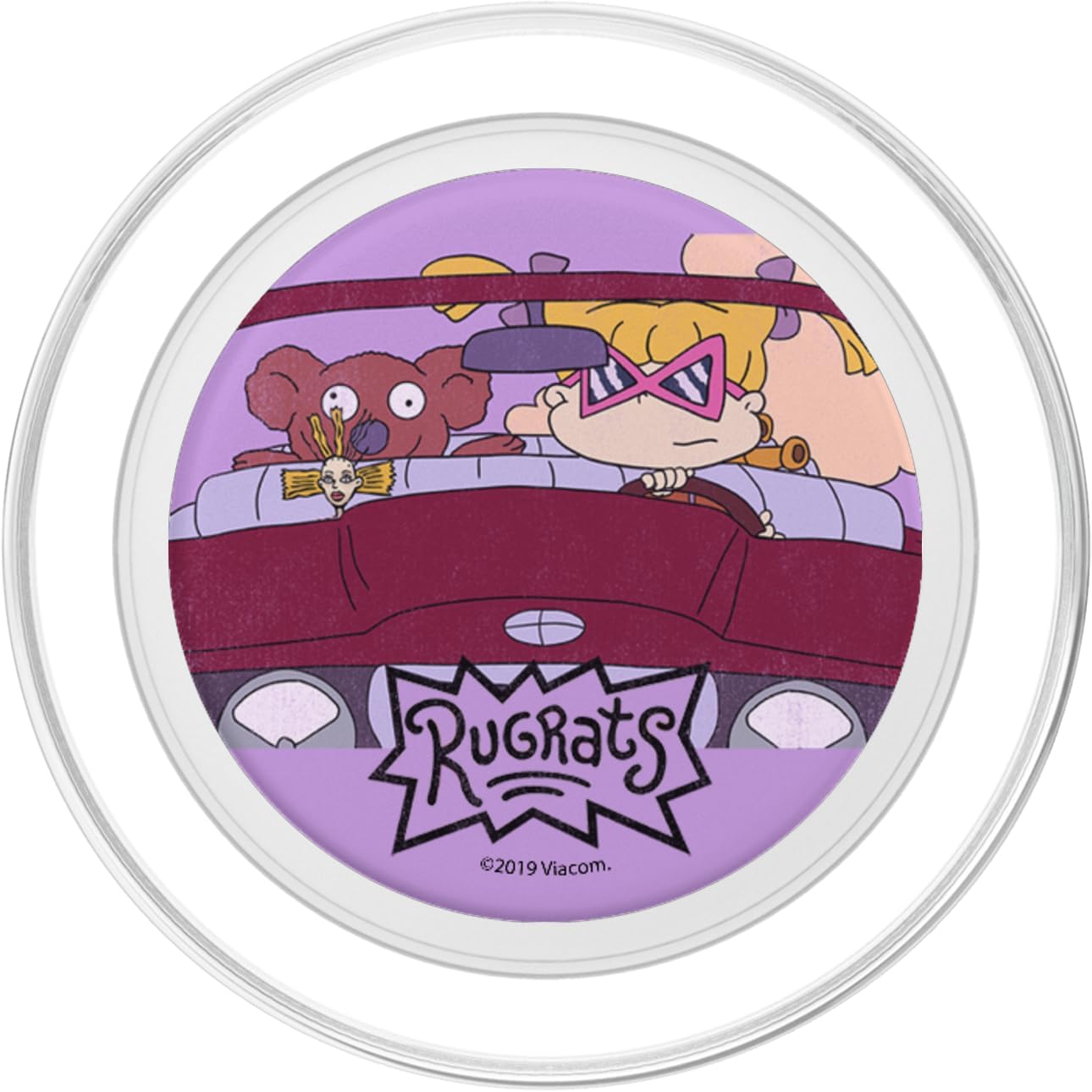 Rugrats Angelica And Cynthia Portrait PopSockets MagSafe PopGrip for iPhone