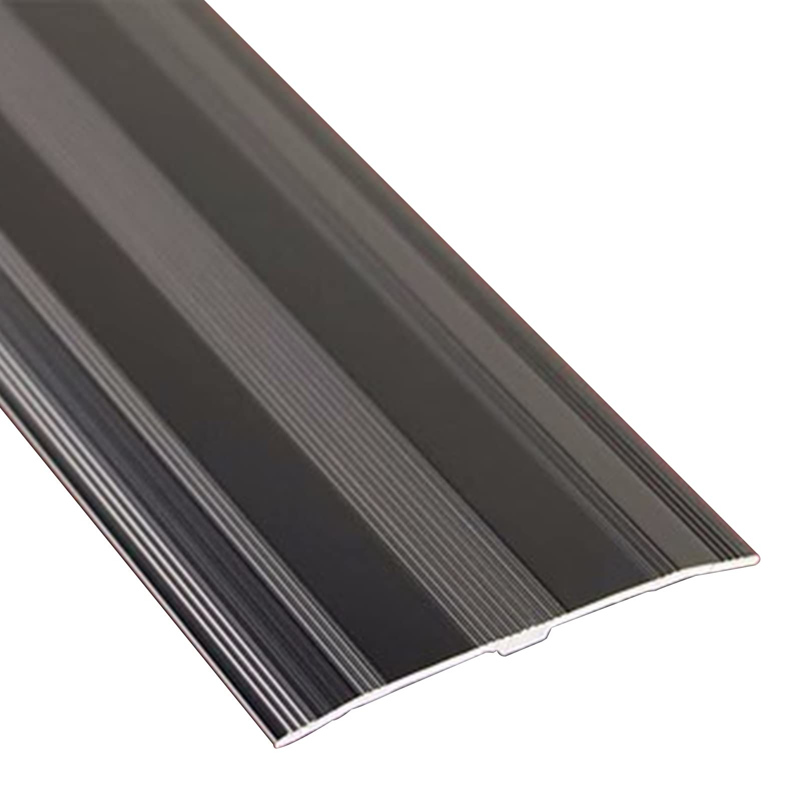 Floor Transition Strips, Aluminum Transition Strip for Laminate Vinyl Flooring Threshold Multicolor(Black)