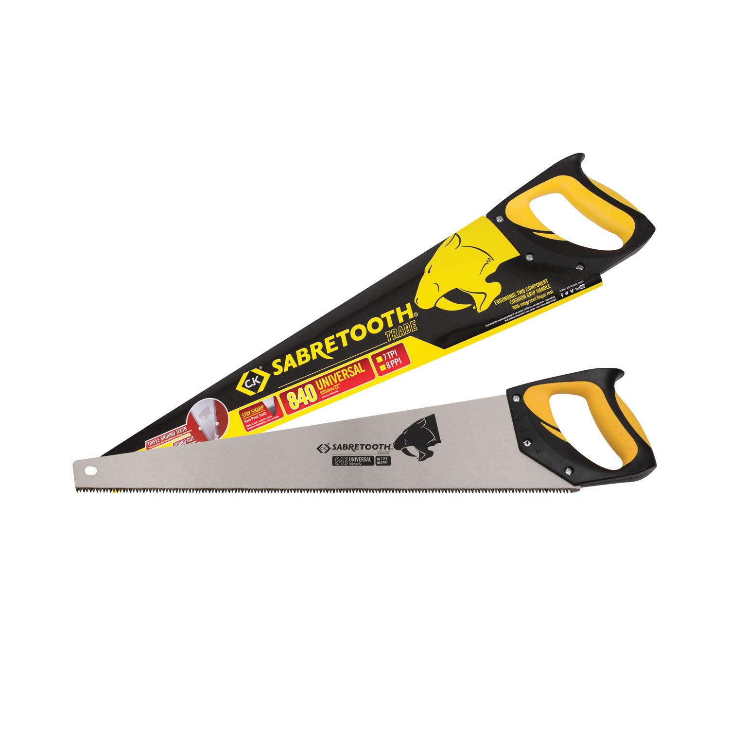 C.K T0840 22 Saracco Sabretooth Trade 500 mm / 7 tpi