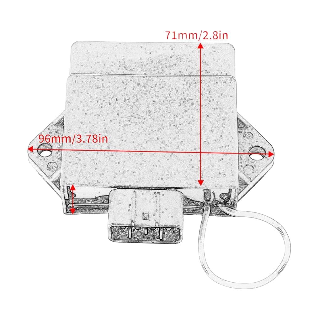 Ignition Controller Relay Compatible with ATV 300 400 Crosser 300 400 Supermoto 400 IRS EFI LOF 250 Outback 300 400 4x2 4x4
