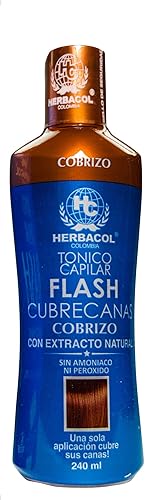 Miniatura 4 de Herbacol Flash Cubrecanas Natural, Sin Cobrizo, Sin Amoniaco ni Peróxido, 8.1 onzas  Herbacol Flash Cubrecanas Natural, Cobrizo, Sin Amoniaco ni