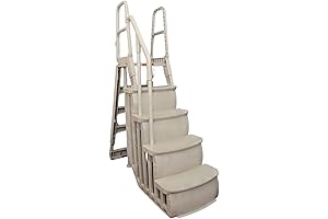 Main Access Adjustable Above Ground Swimming Pool Smart Step and Climb Ladder