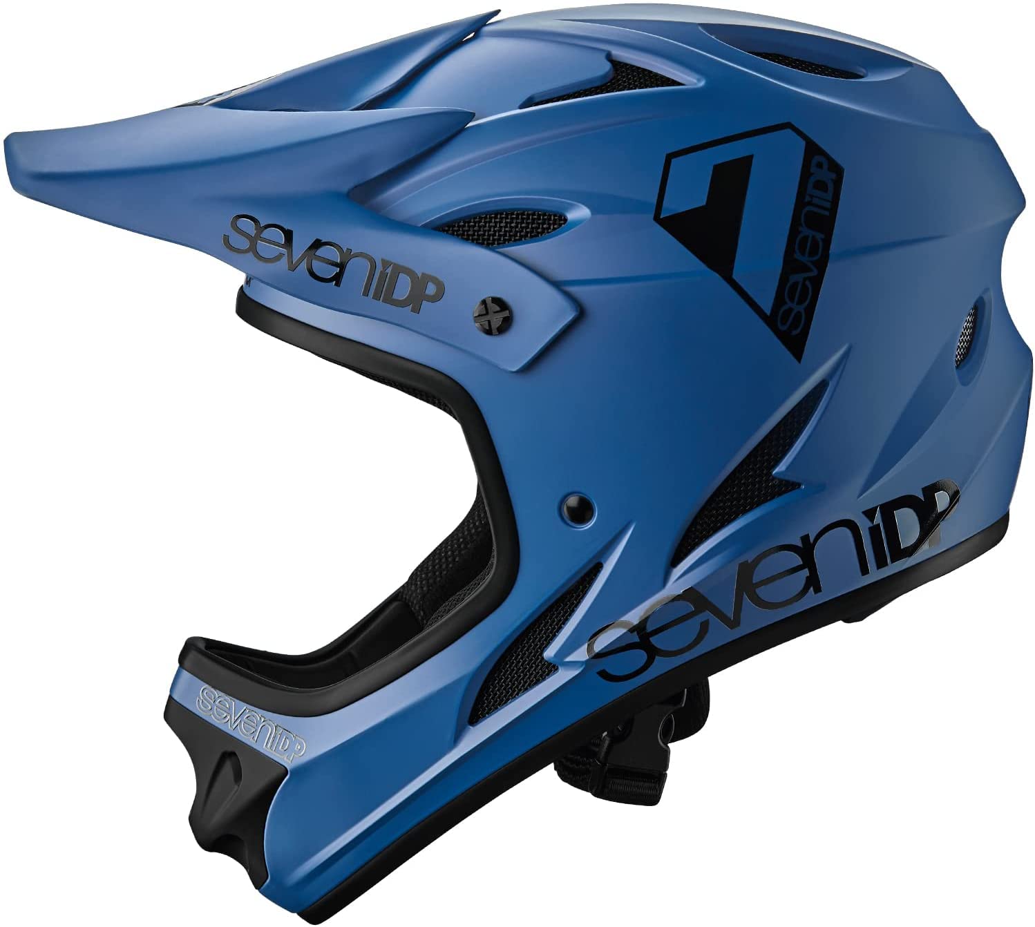 7 iDP M1 Full Face Cycling Helmet - Blue 57-58cm (7714-33-530)