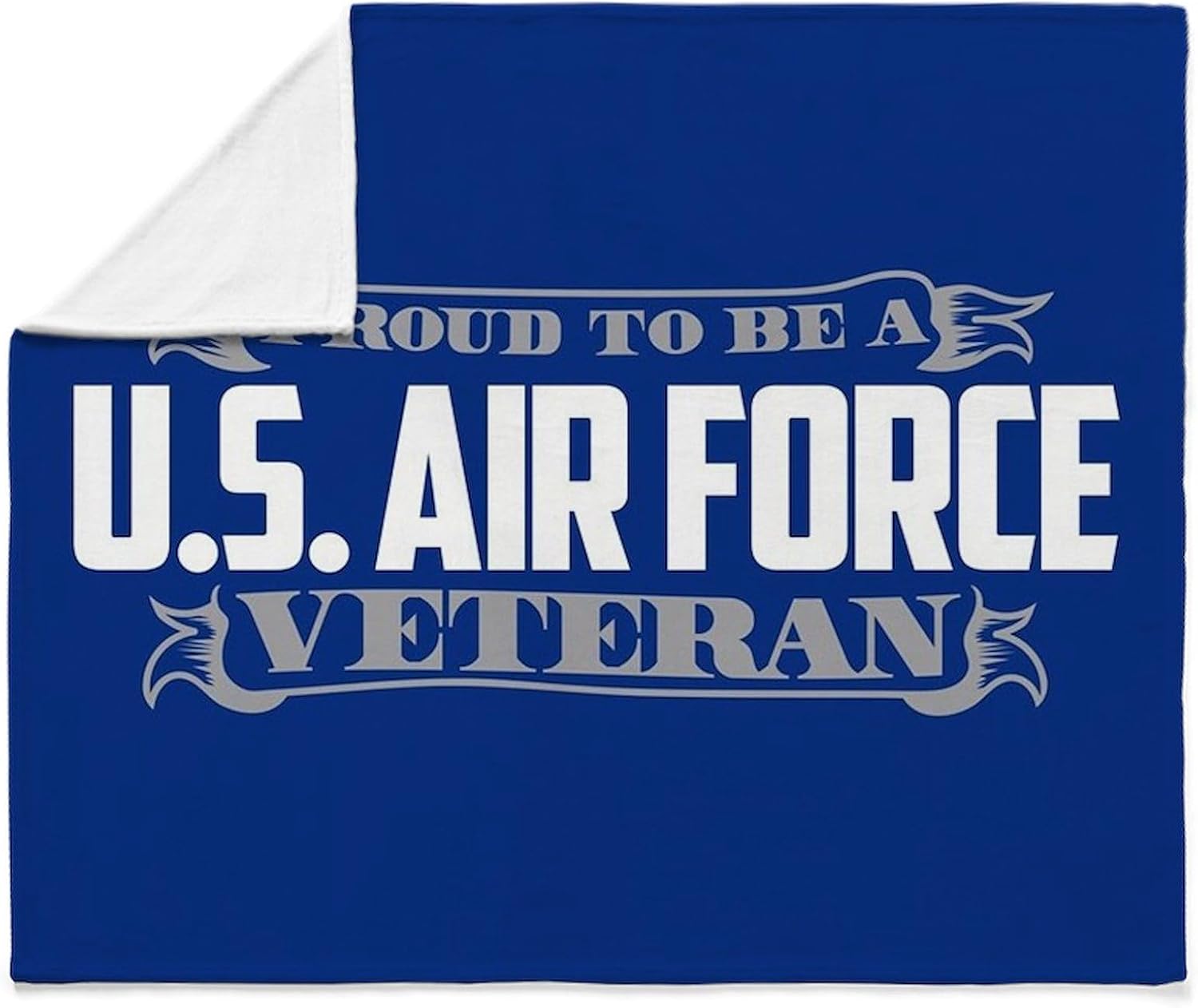 CafePress Proud to Be A U.S. Air Force Veteran Throw Blanket Super Soft Fleece Plush Throw Blanket, 60"x50"