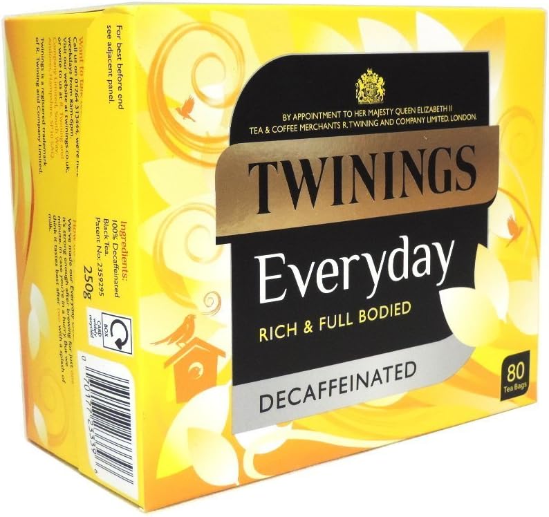 Twinings Decaffeinated Everyday Tea 250g Black