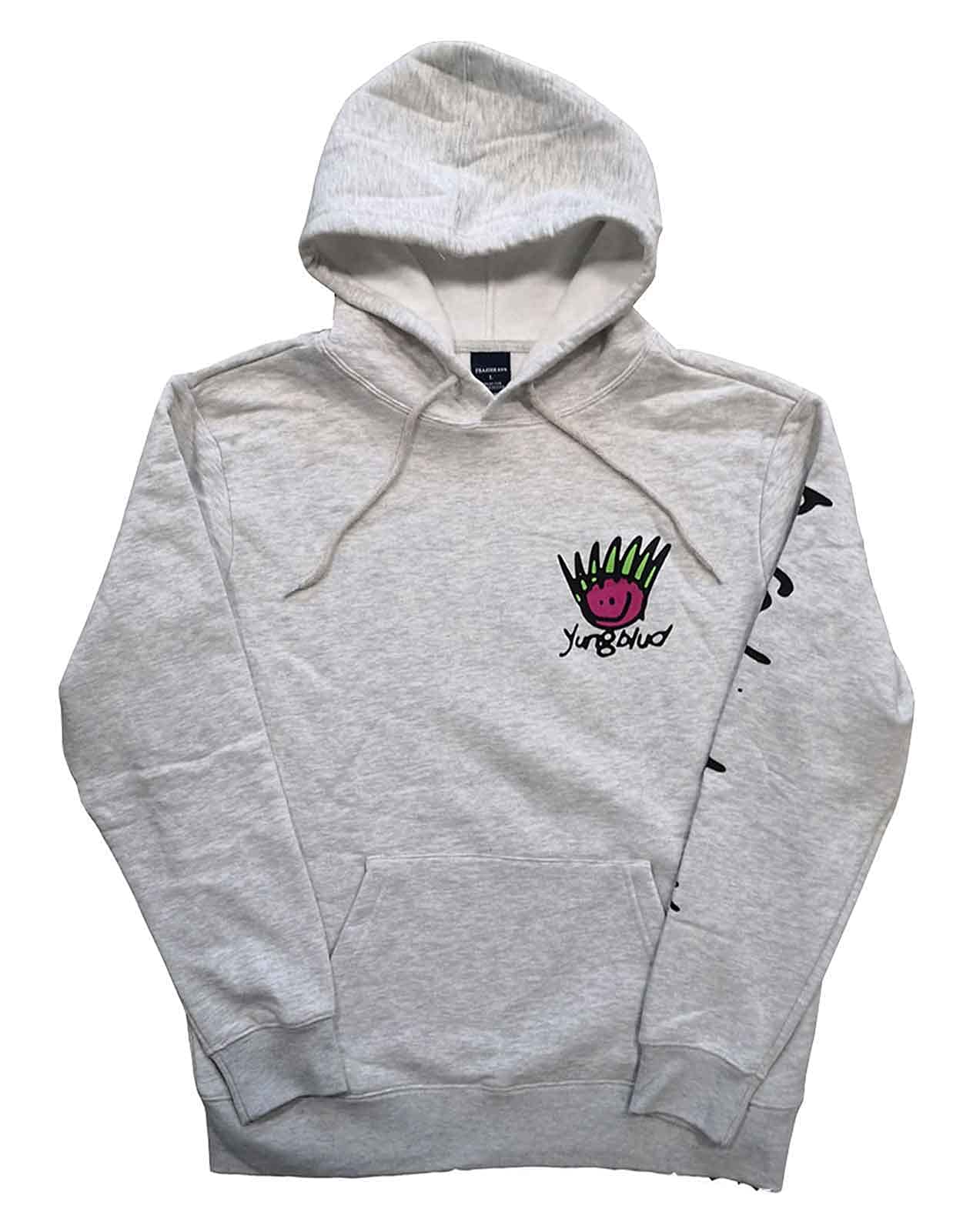 Yungblud Hoodie Be Happy Face Official Off White Pullover Unisex XXL