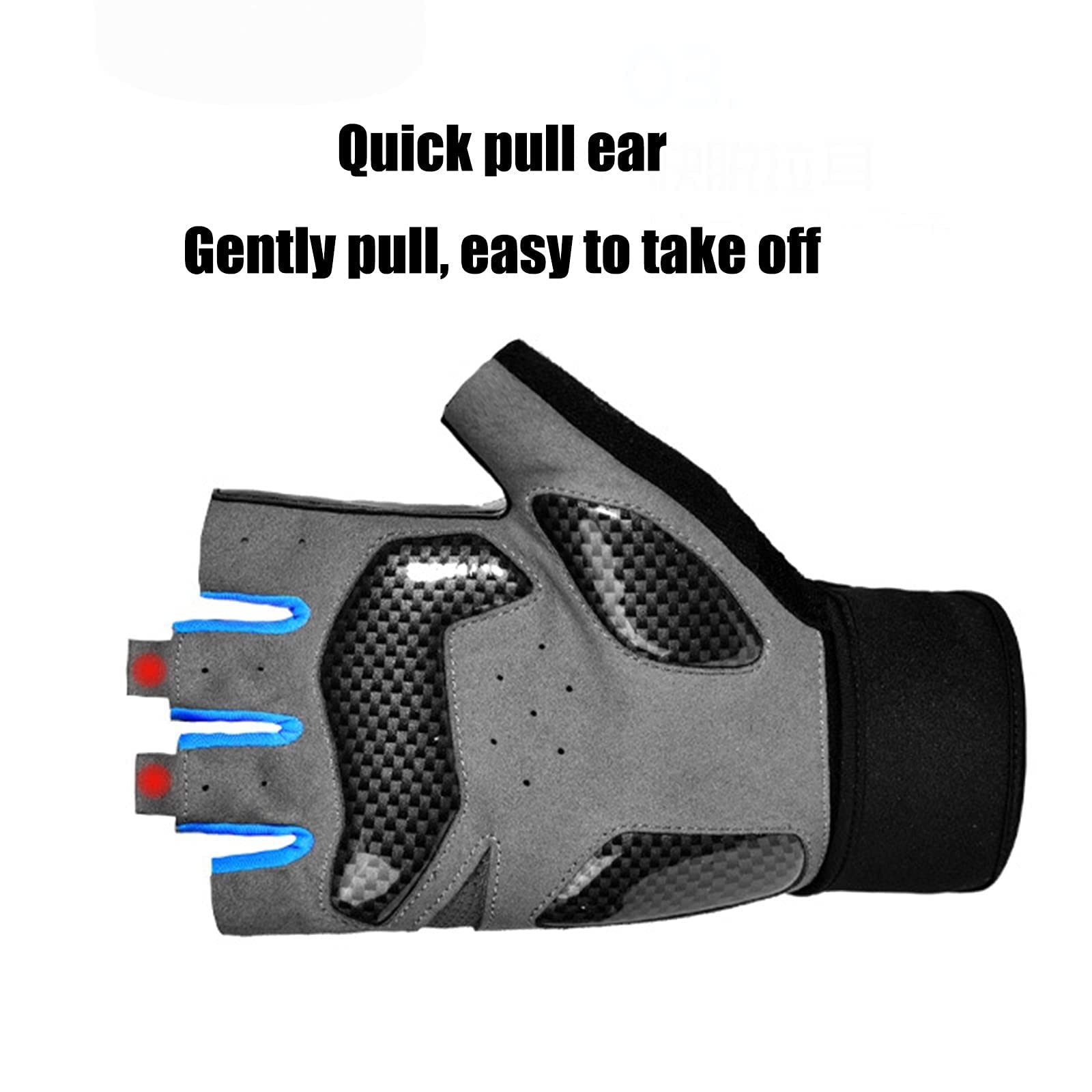 Guanti da guida senza dita, guanti sportivi, guanti mezze dita, guanti for sollevamento pesi, allenamento in palestra, guanti fitness for uomini e donne, protezione mezze dita, guanti traspiranti da p