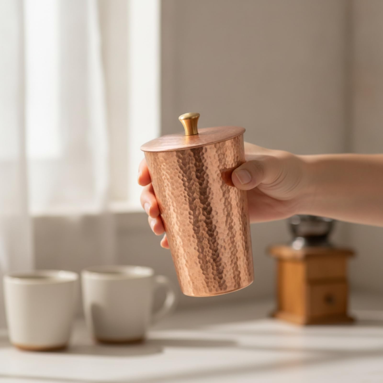 Vaso Dosificador Café Compacto Aroma Recipien para Baristas