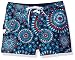 Kanu Surf Big Girls' Melanie Boardshort, Red/White/Blue, Medium (8/10)