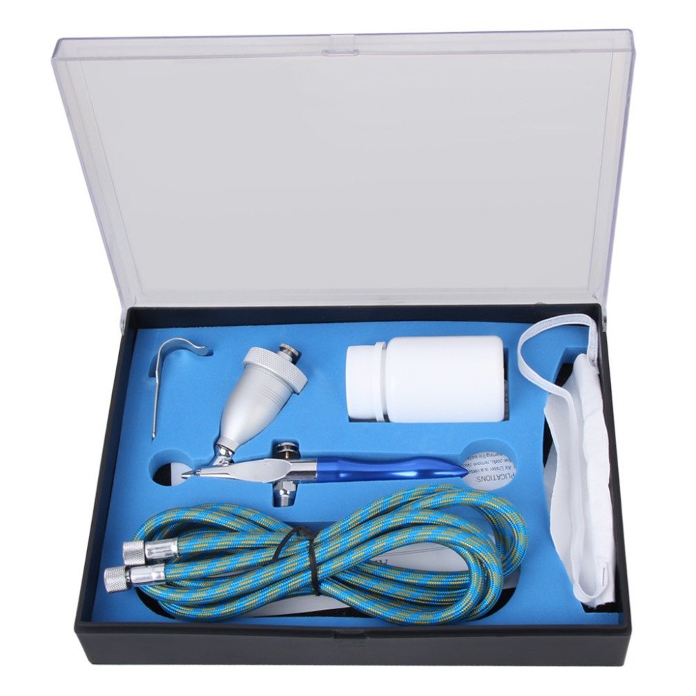AB-178 Kit Mini SABBIATRICE AD Aria Spray FINE SVERNICIATURA Alimentazione A gravità